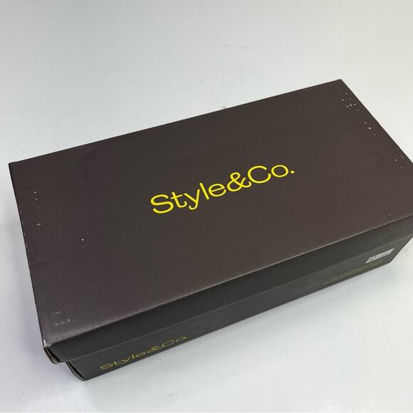 Style & Co Elliee Flat Cushioned slide sandals white - 5.5 - Picture 11 of 12